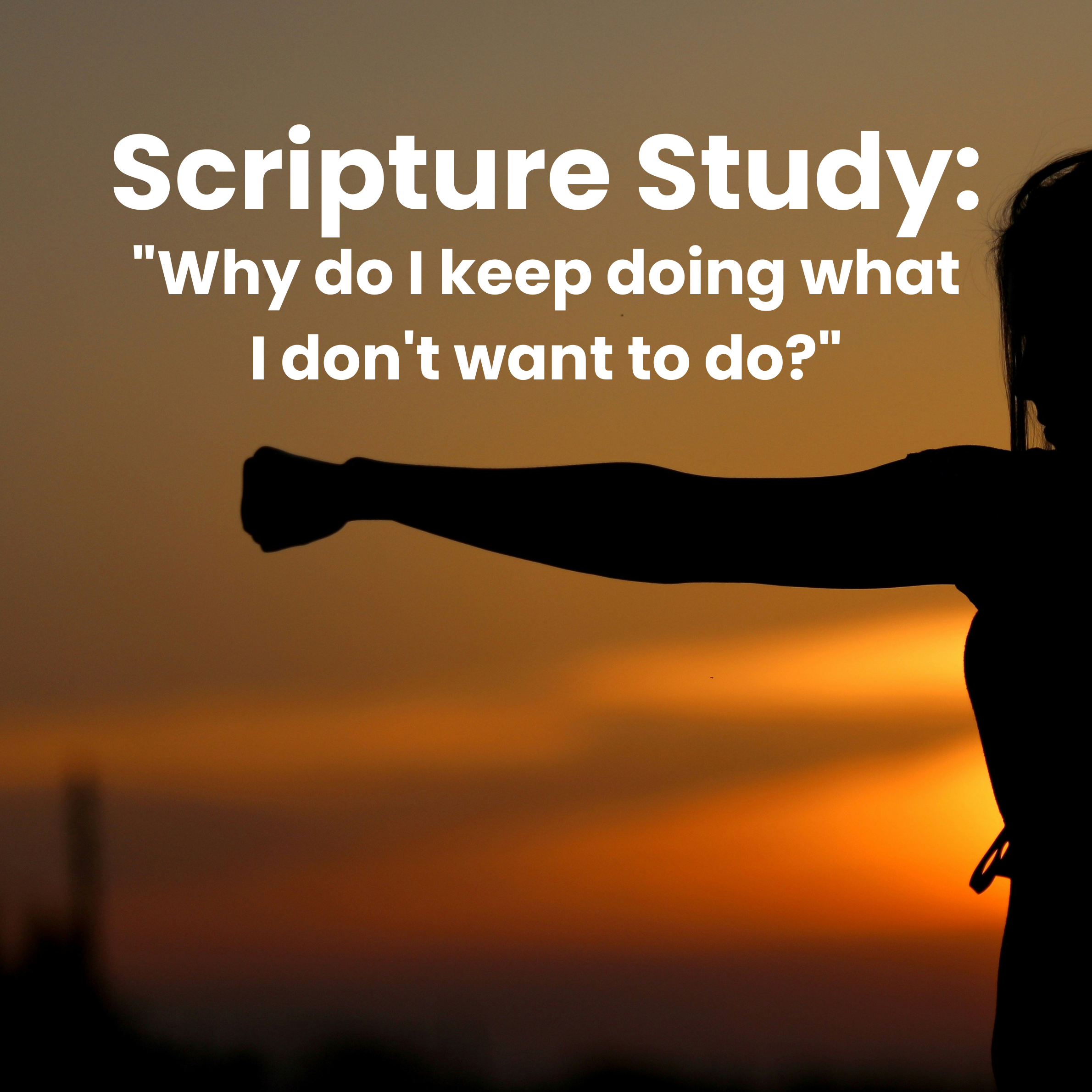 Scripture Study: Romans 6 - 8 - "I do what I don't want to do"